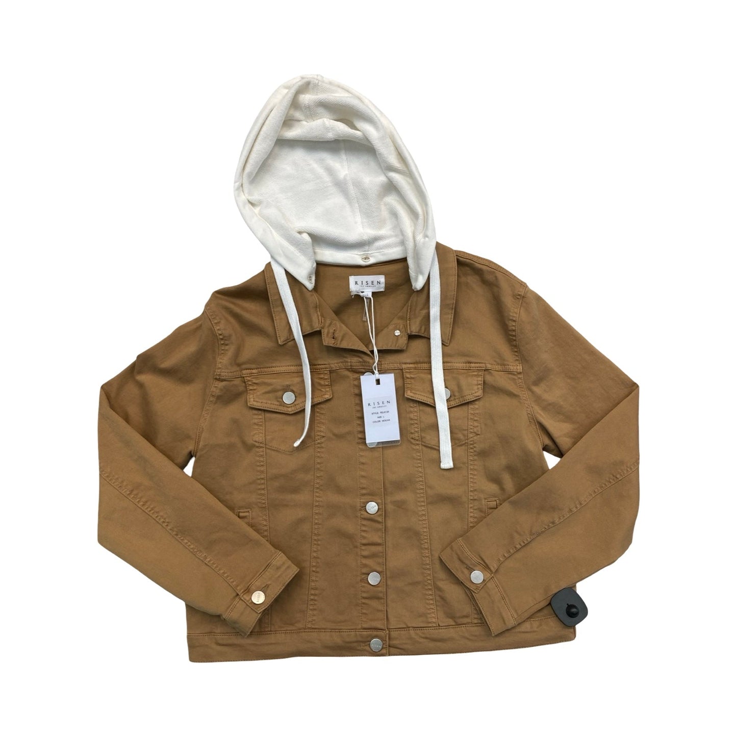 Blazer By Risen In Tan, Size:L