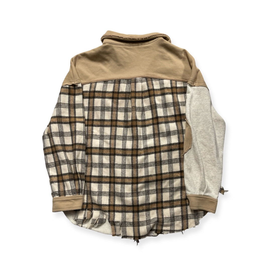Jacket Shirt By Miss Me In Multi, Size:L