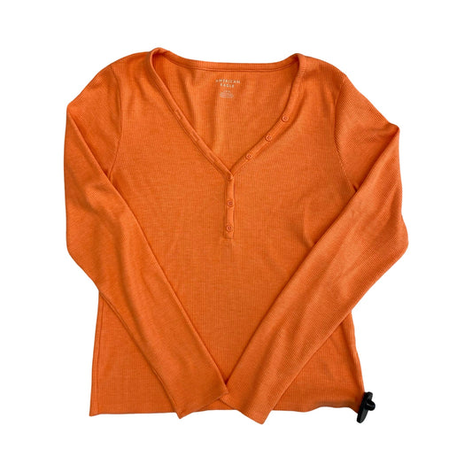 Top Ls By American Eagle In Orange, Size:L