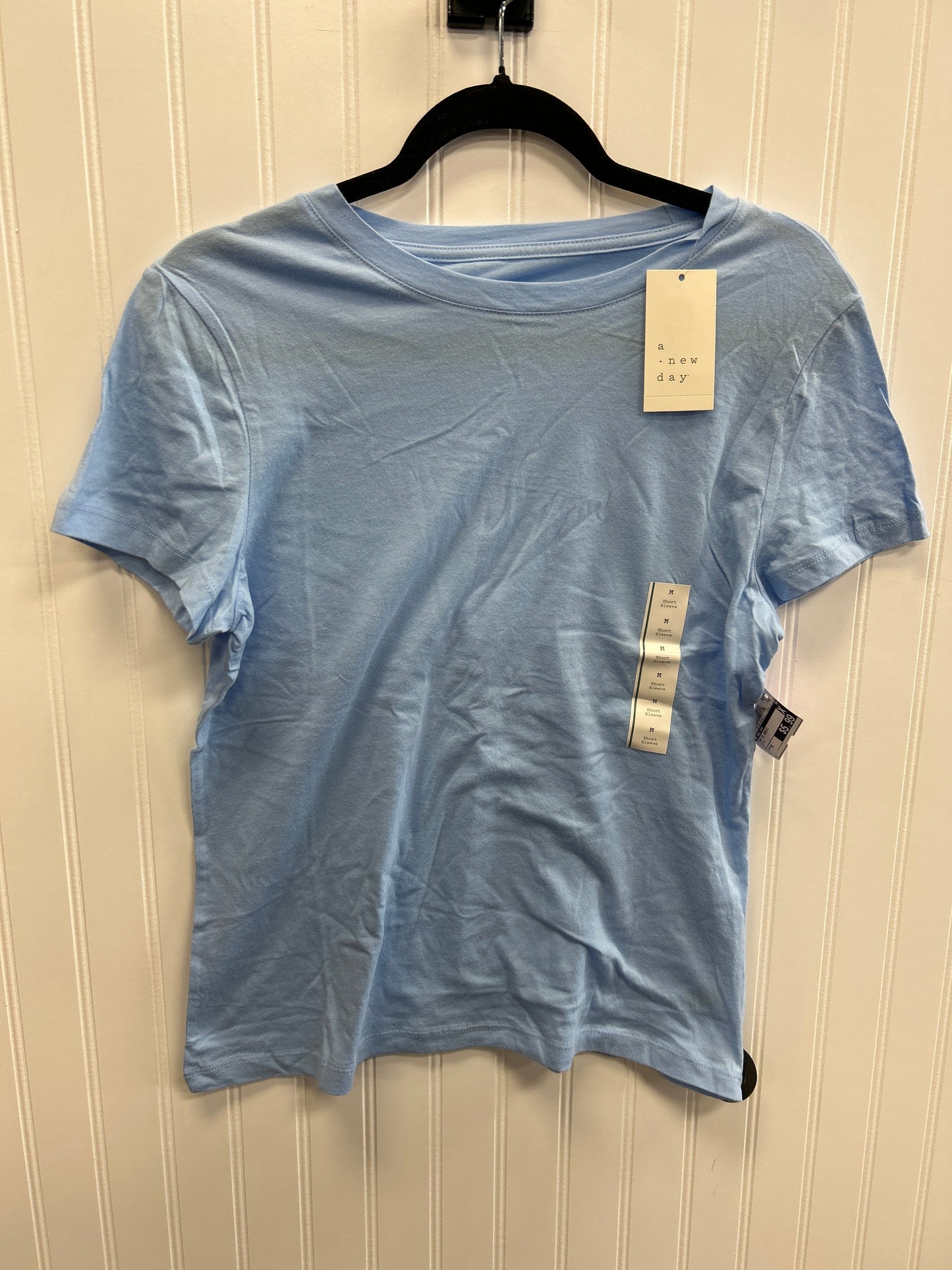 Top Ss Basic By A New Day In Blue, Size:M