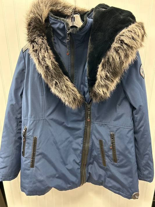 Coat Puffer & Quilted By Cma In Navy, Size:Xl