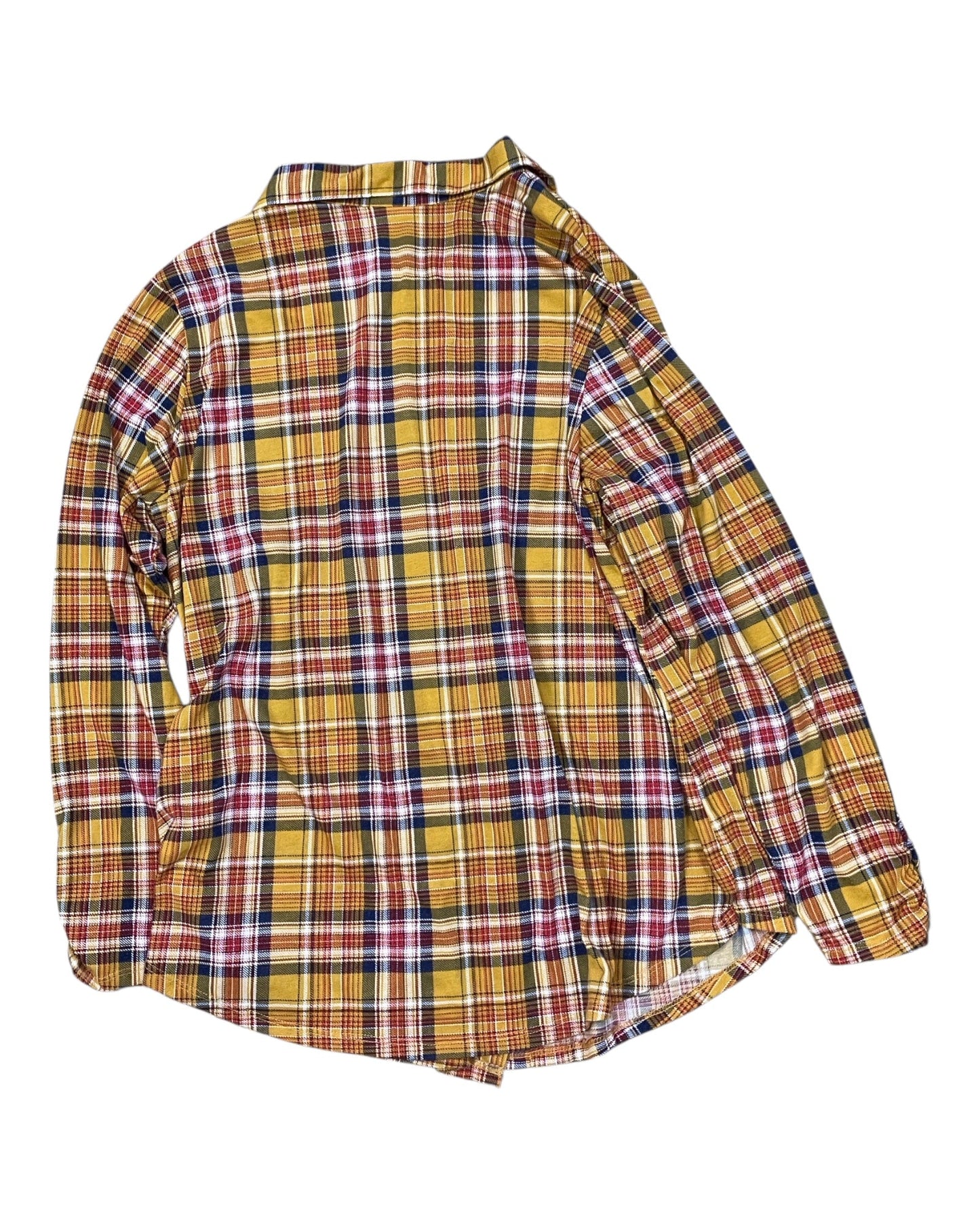 Blouse Ls By Bobbie Brooks In Yellow, Size:2X