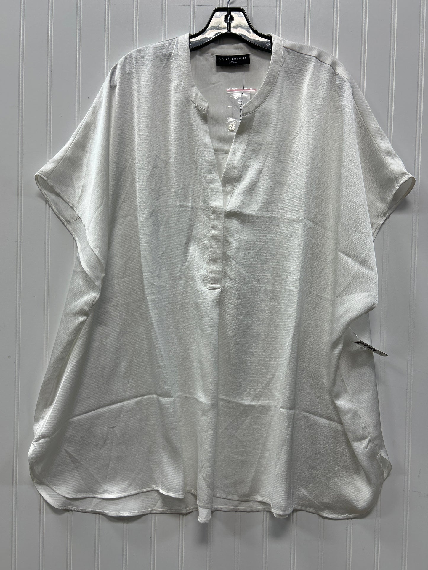 Top Ss By Lane Bryant In White, Size:4X