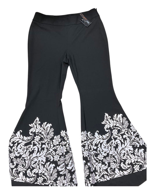 Pants Wide Leg By Inc In Black, Size:8