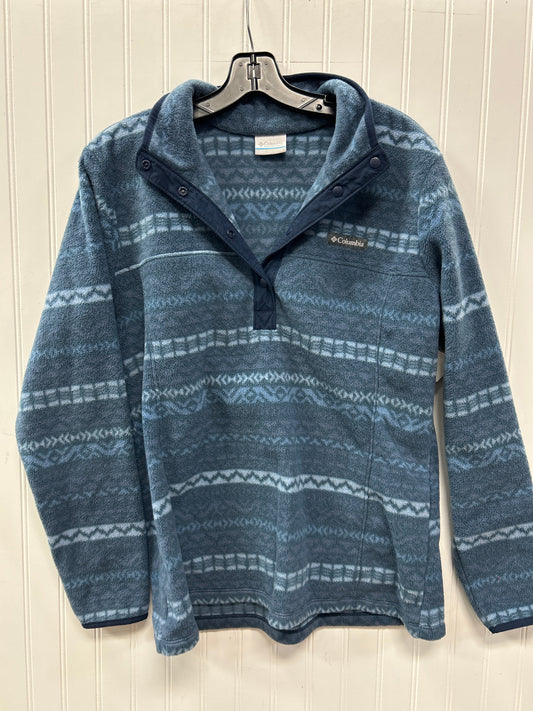 Jacket Fleece By Columbia In Blue, Size:L