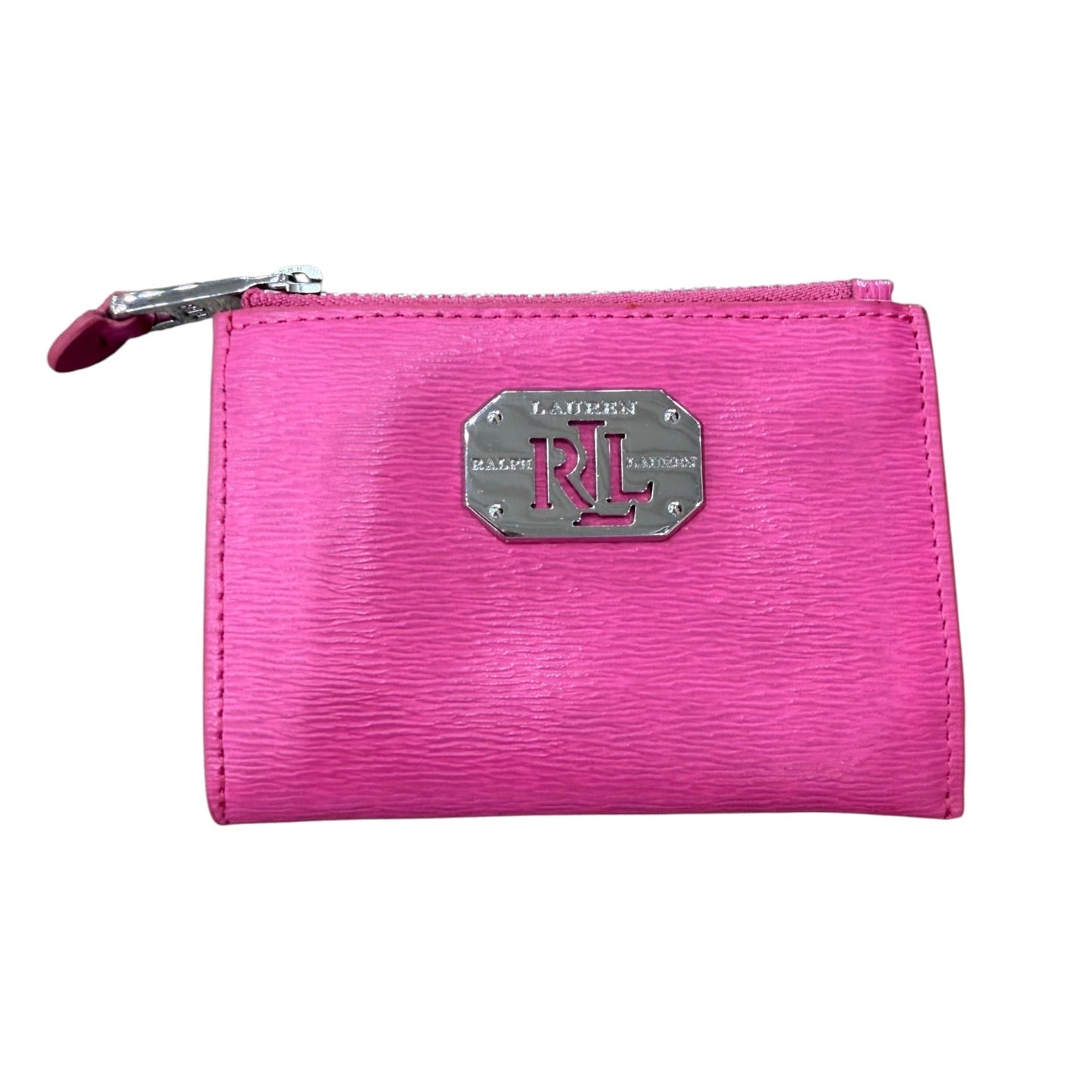 Wallet Leather By Ralph Lauren In Pink, Size:Small