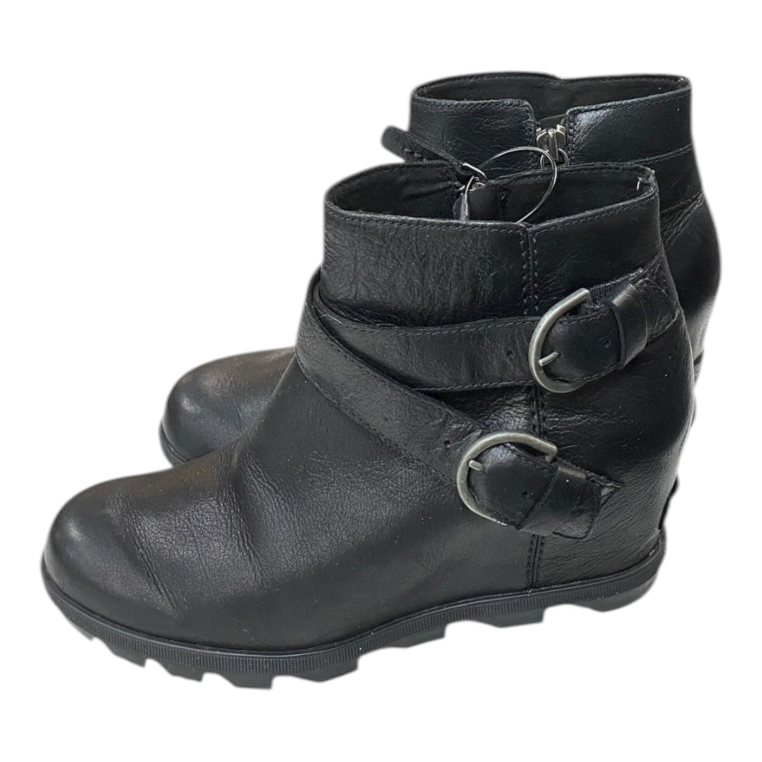 Boots Designer By Sorel In Black, Size:10