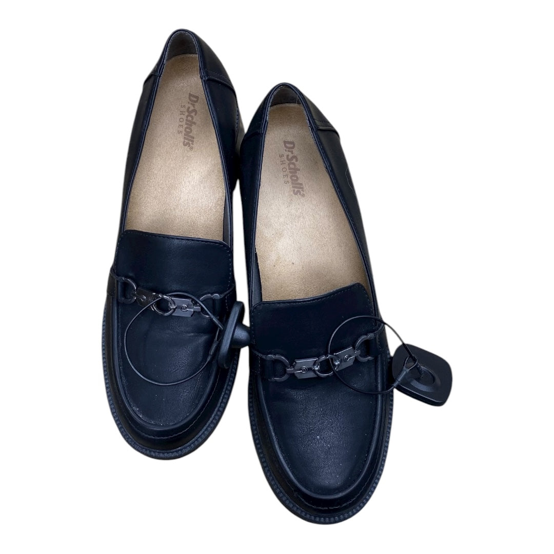Shoes Heels Block By Dr Scholls In Black, Size:9