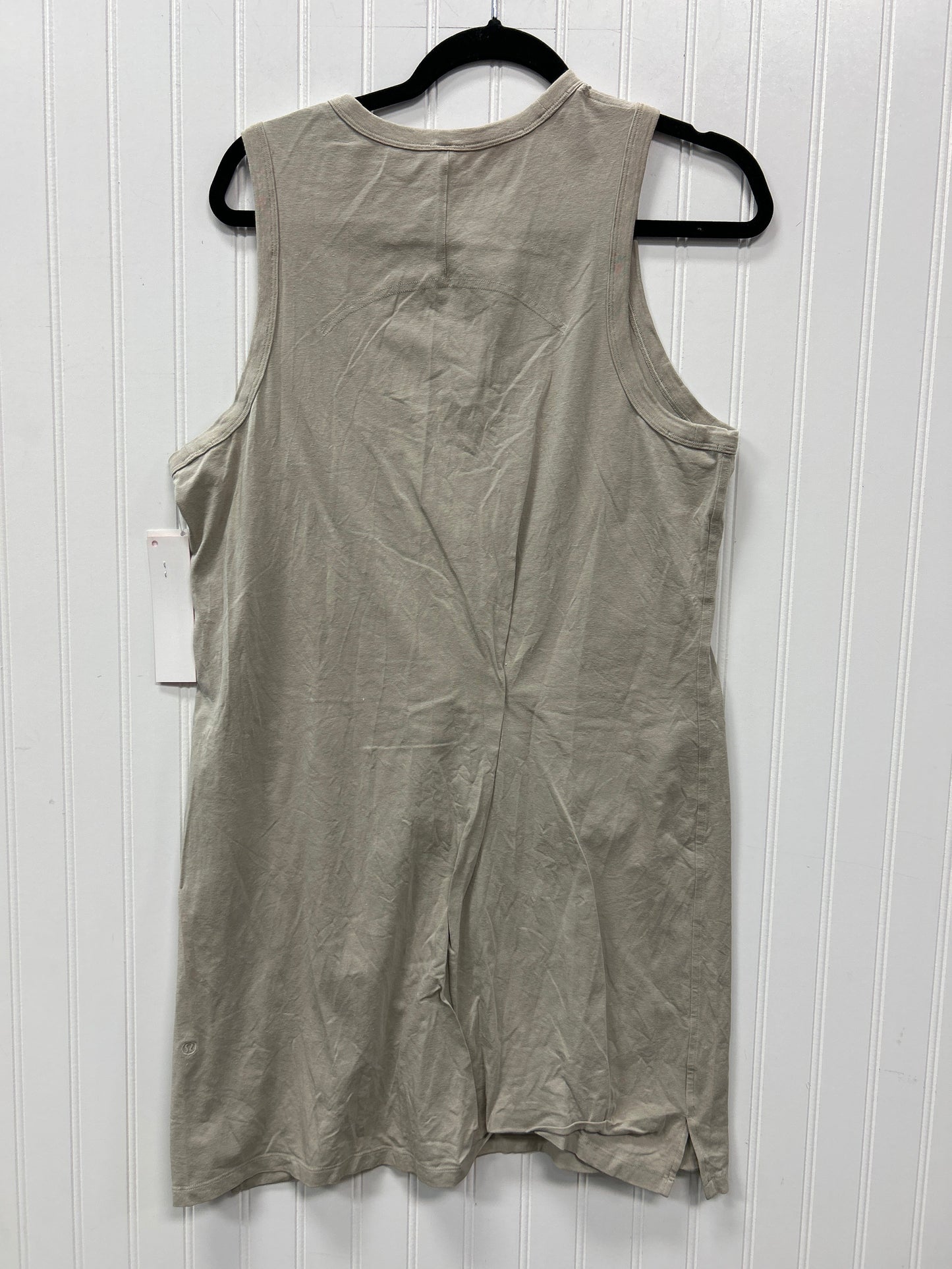 Athletic Dress By Lululemon In Tan, Size:10