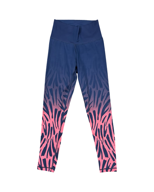 Athletic Leggings By Adidas In Blue, Size:S