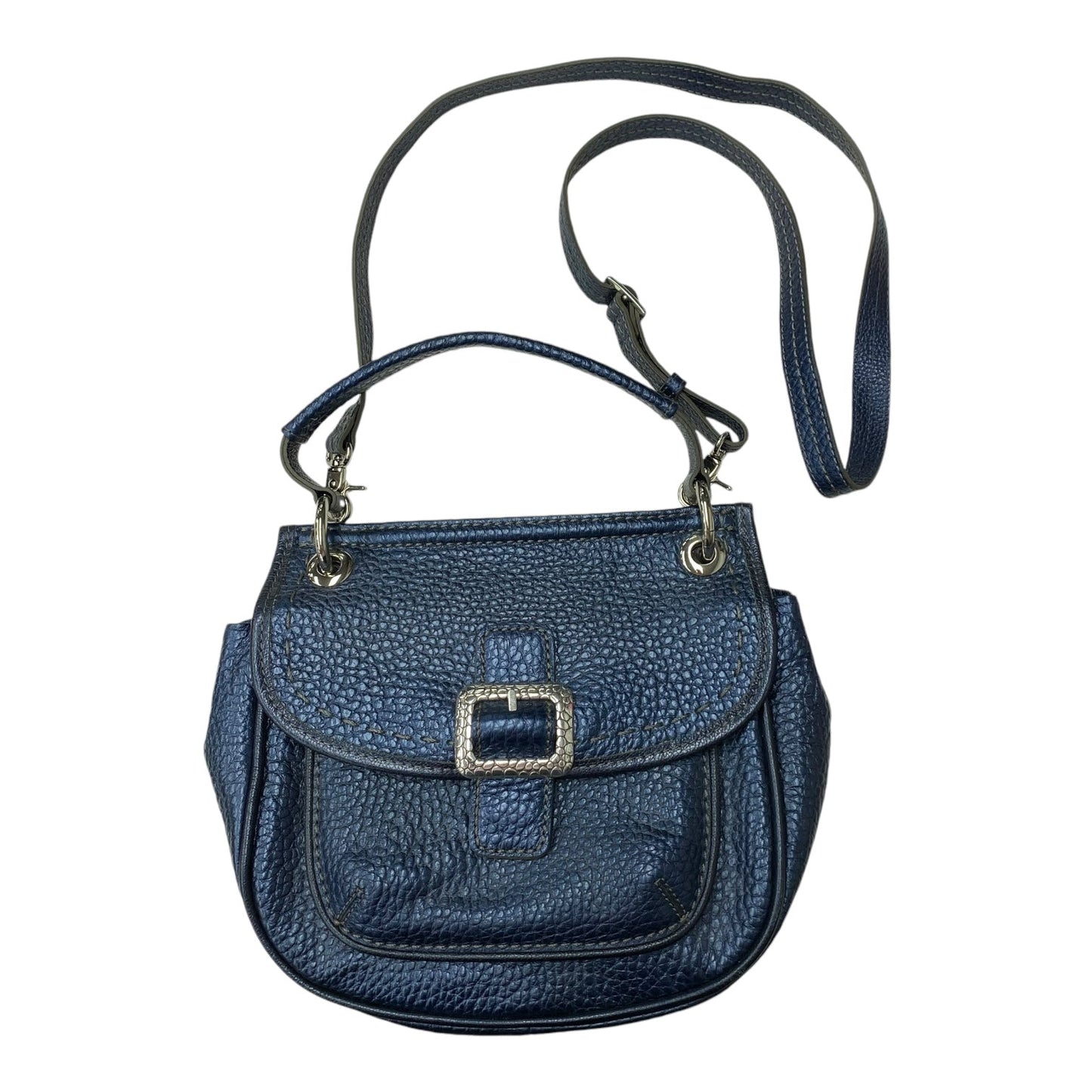 Crossbody Leather By Brighton In Blue, Size:Medium