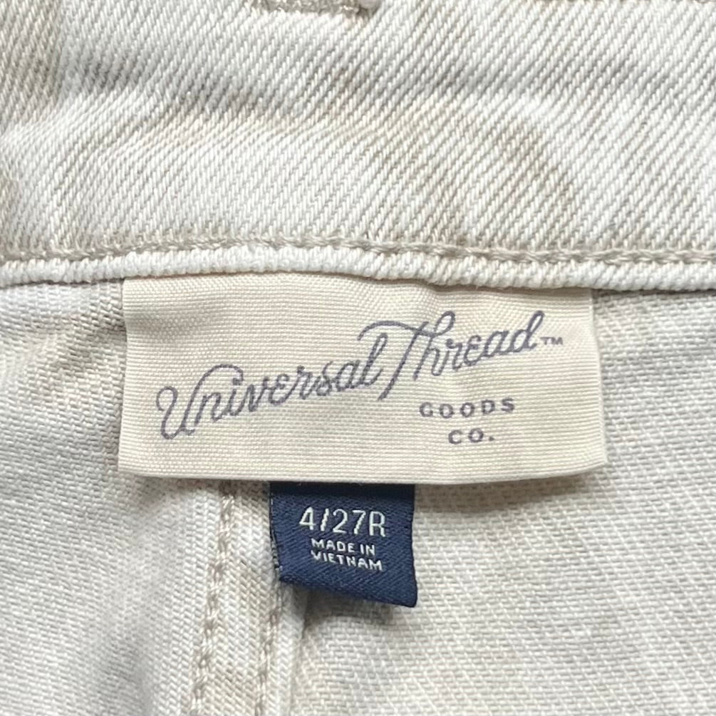 Jeans Wide Leg By Universal Thread In Tan, Size: 4