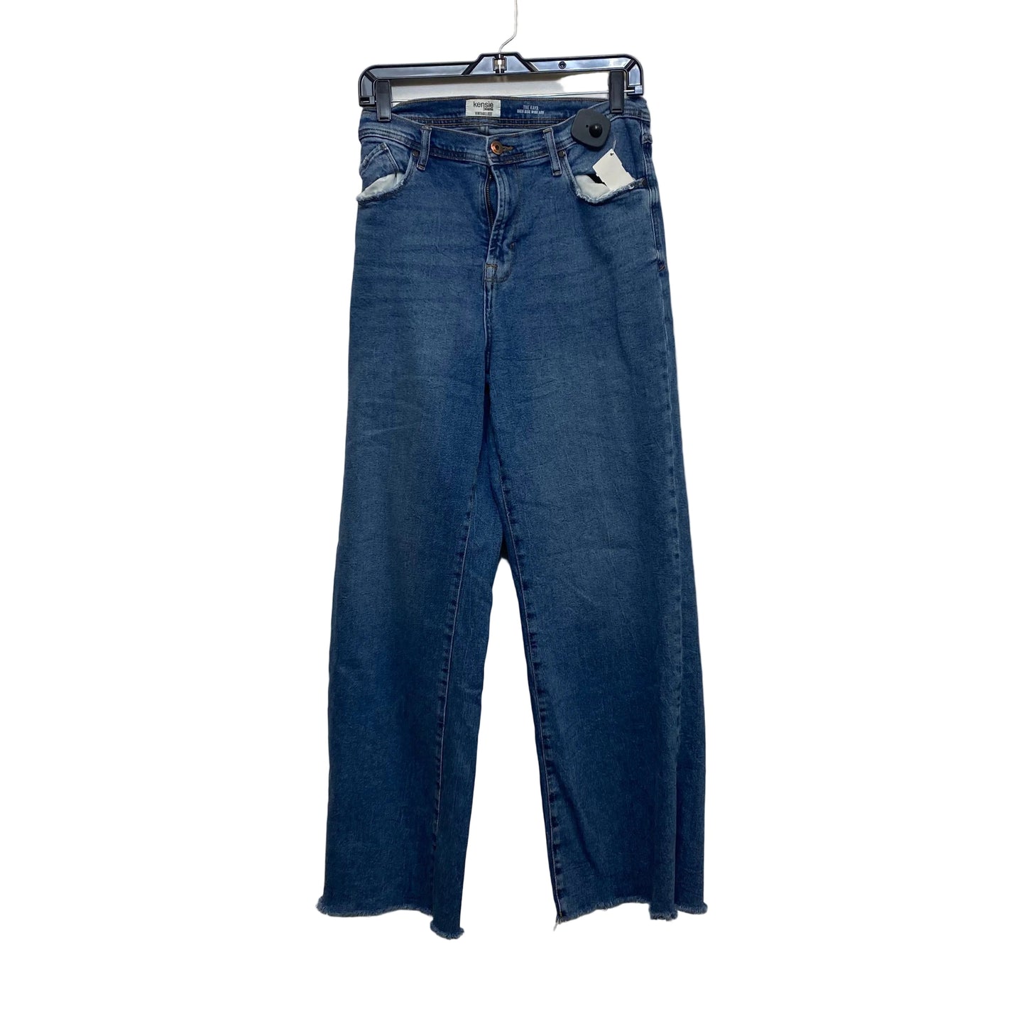 Jeans Wide Leg By Kensie In Blue Denim, Size: 14