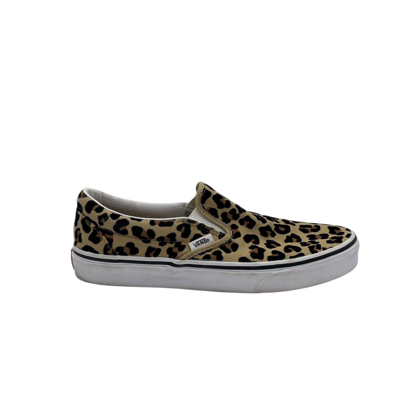Shoes Flats By Vans In Leopard Print, Size:9