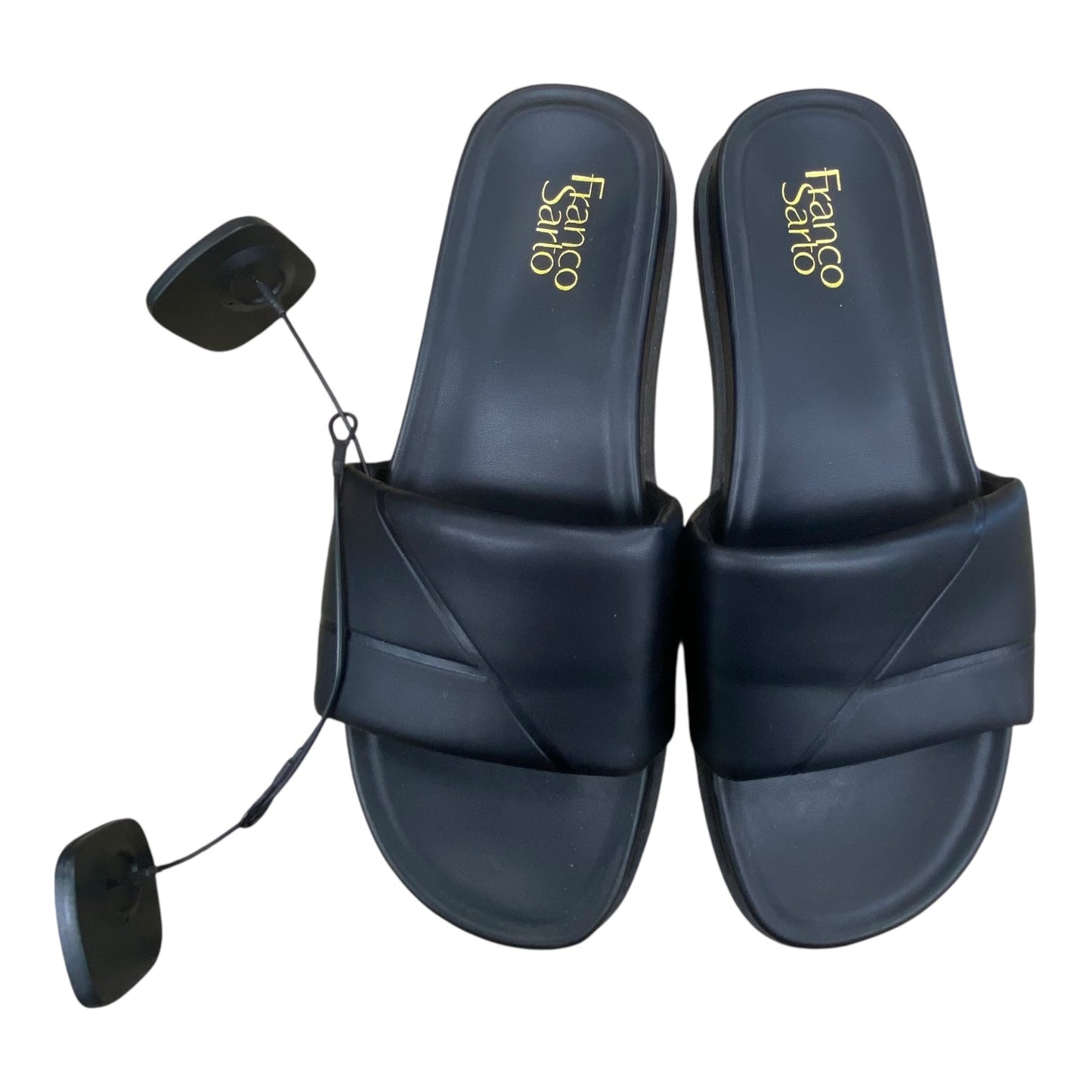 Sandals Flats By Franco Sarto In Black, Size:9.5
