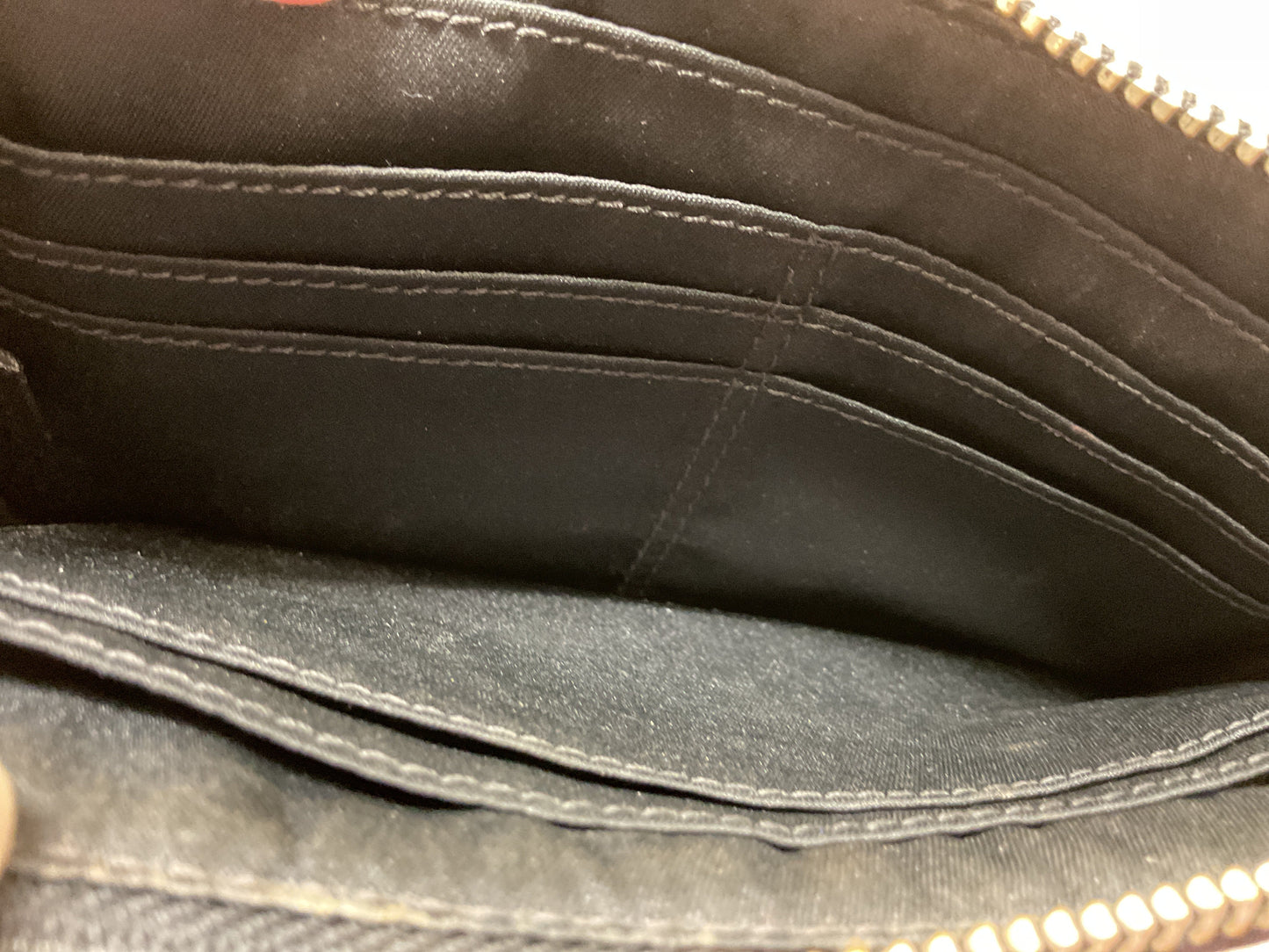 Wristlet Designer By Coach In Black, Size:Small -as is