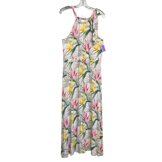 Dress Casual Maxi By Tommy Bahama In Tropical Print, Size:M