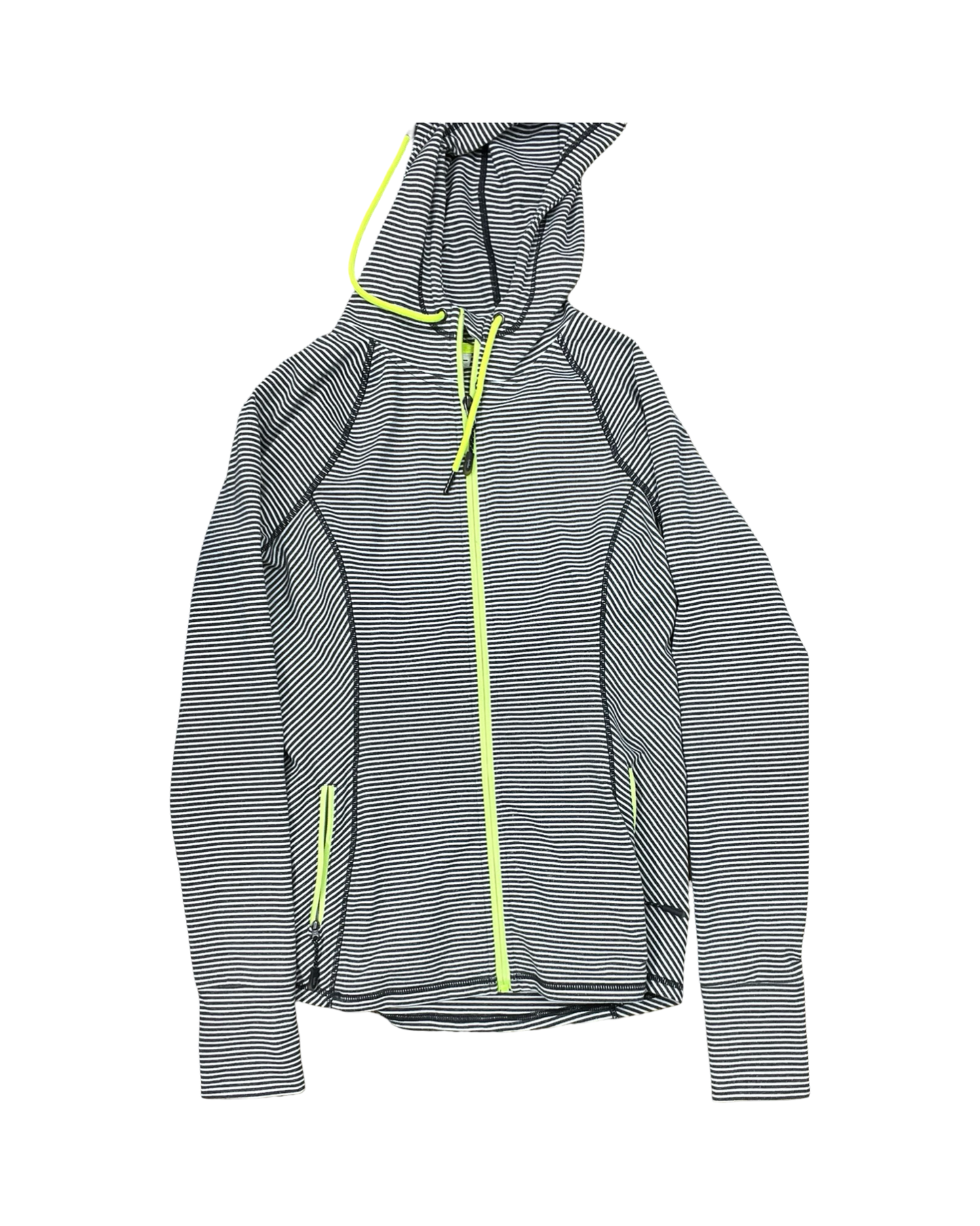 Athletic Jacket By Kyodan In Black & White, Size:M