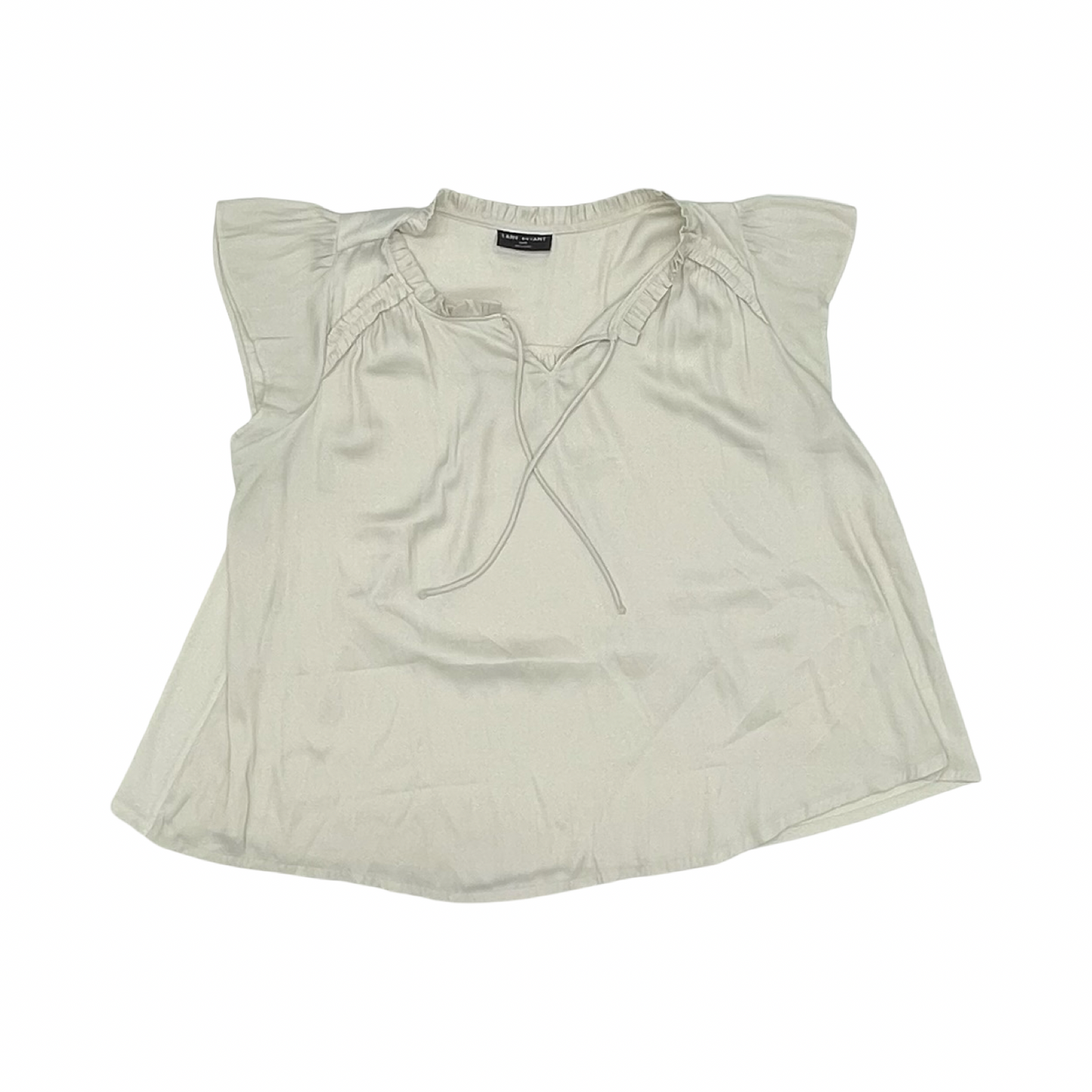 Blouse Ss By Lane Bryant In Cream, Size:4X