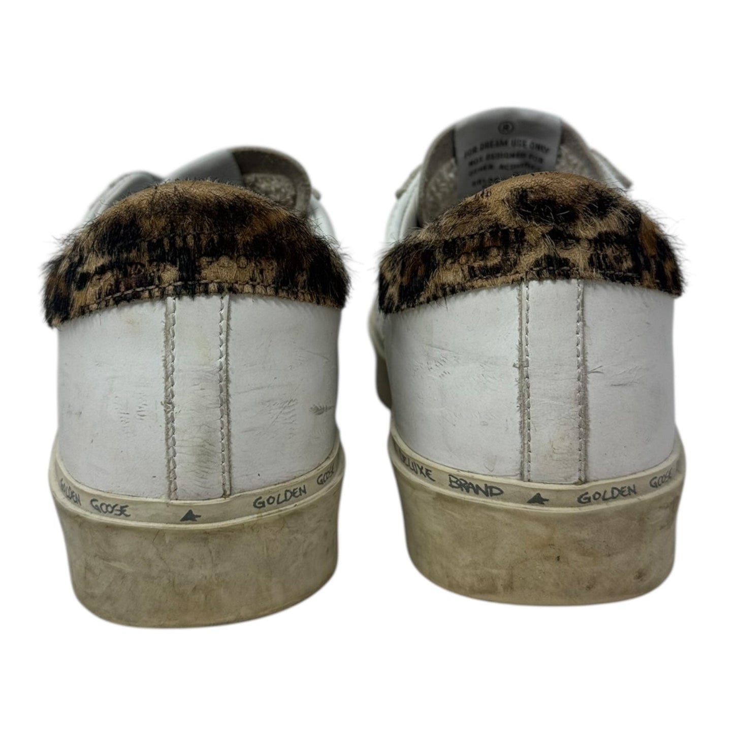 Hi-Star Sneakers Shoes Luxury Designer By Golden Goose In Animal Print, Size: 7.5 (IT 38)