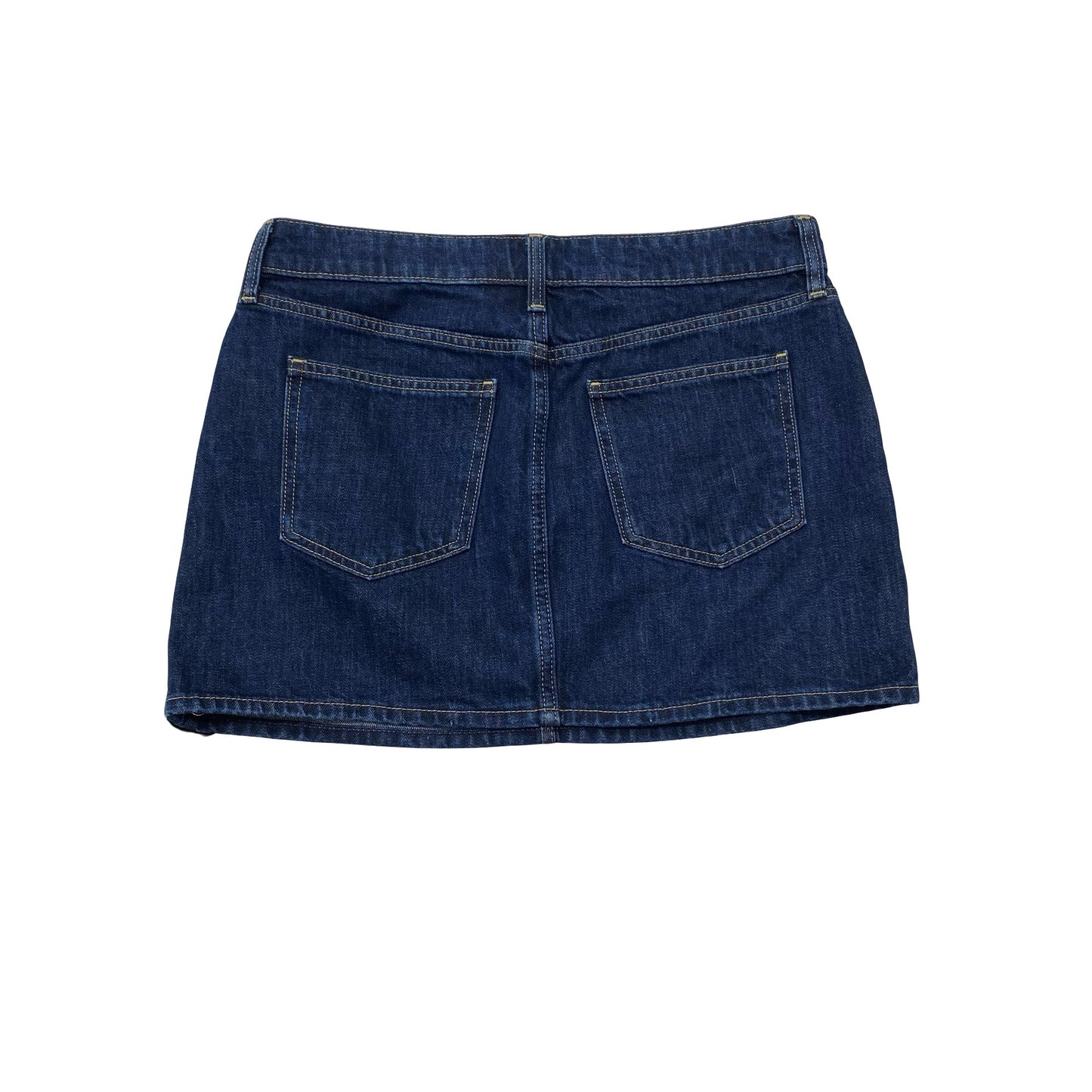 Skirt Mini & Short By Gap In Blue Denim, Size:8