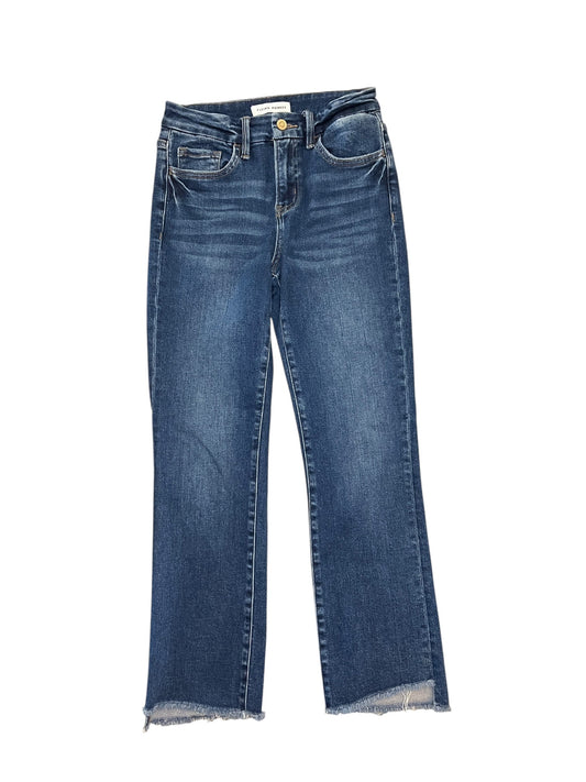 Jeans Boot Cut By Flying Monkey In Blue Denim, Size:0