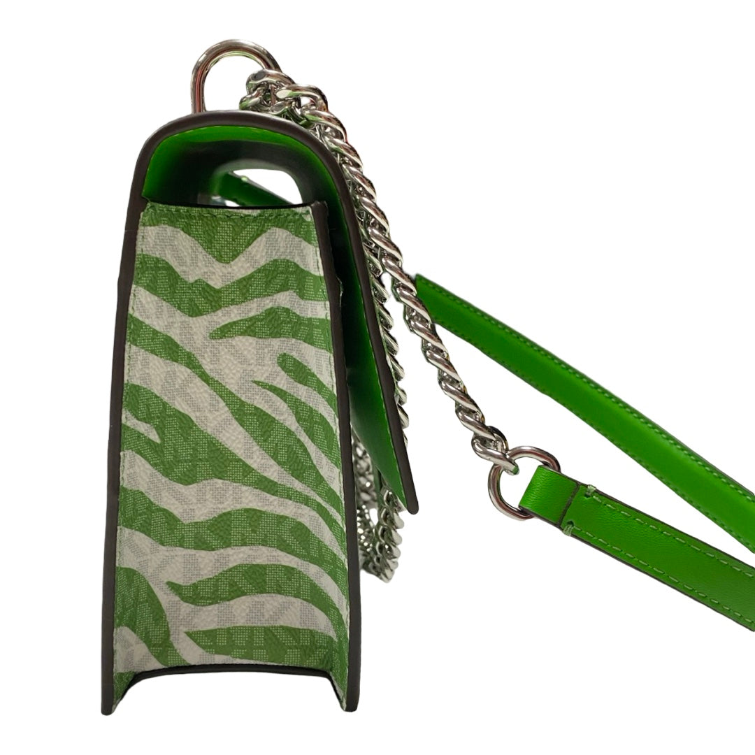 Handbag Designer By Michael Kors In Green, Size:Small