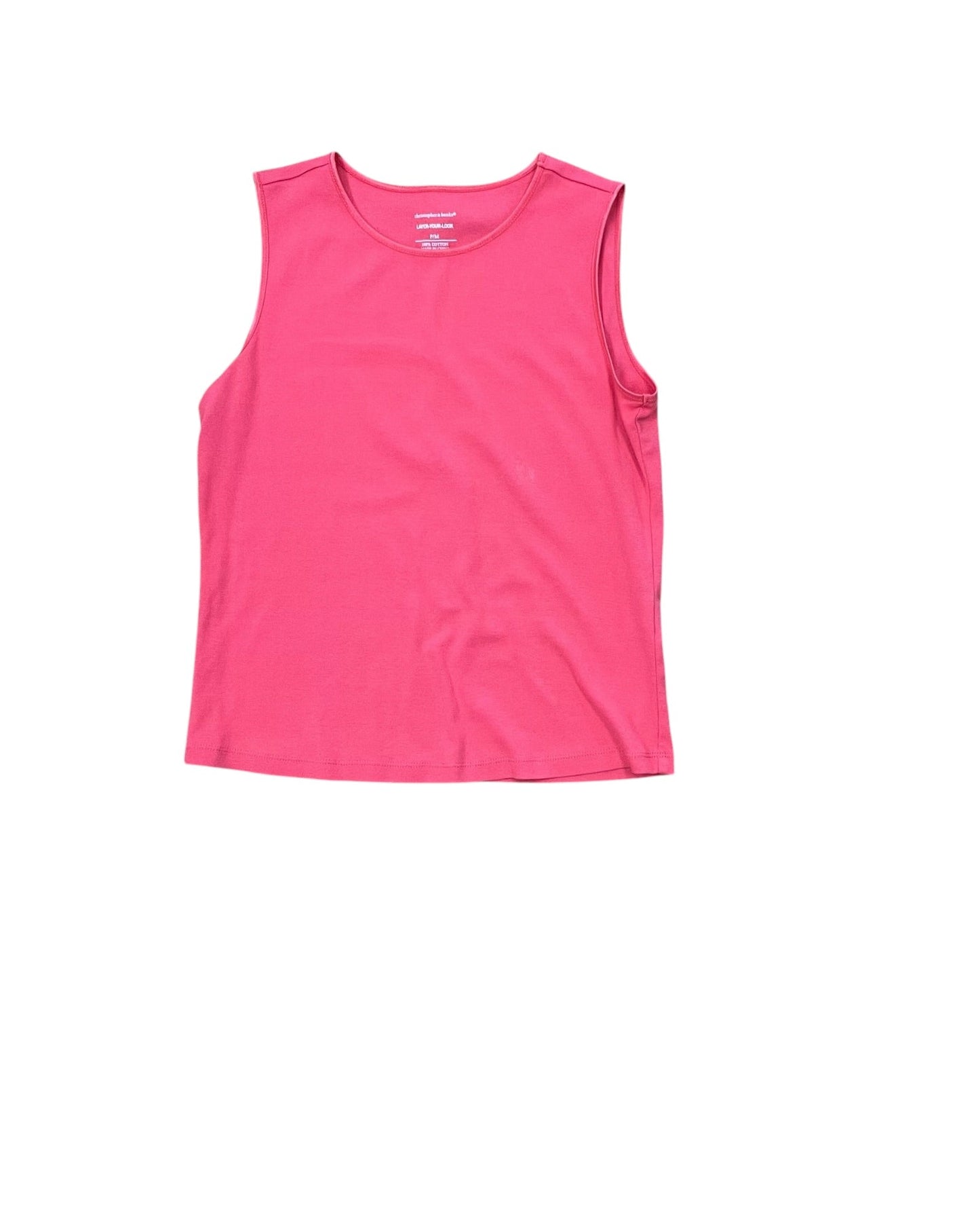 Tank Top By Christopher And Banks In Coral, Size:Mp