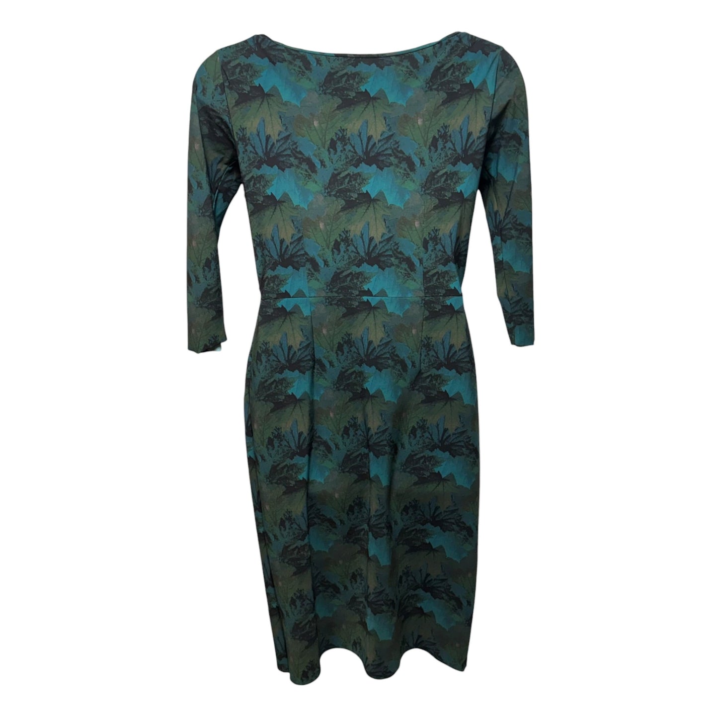 Dress Casual Midi By Chiara Boni In Blue & Green, Size: 16 (It 52)