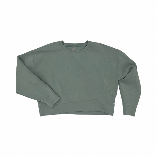 Sweatshirt Crewneck By Calia In Green, Size:M