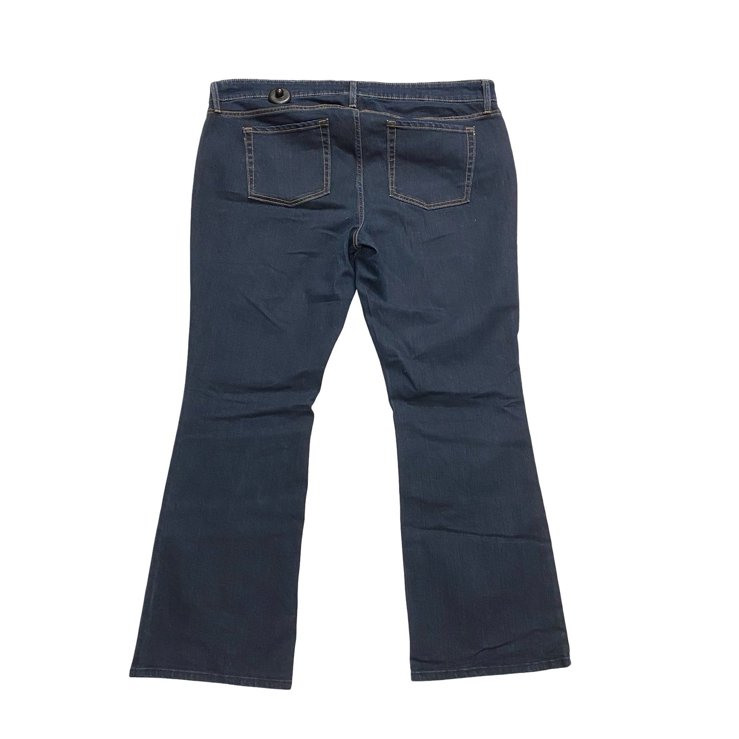 Jeans Boot Cut By Gap In Blue Denim, Size:18