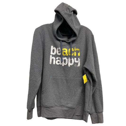 Sweatshirt Hoodie By 3OA In Grey, Size:L