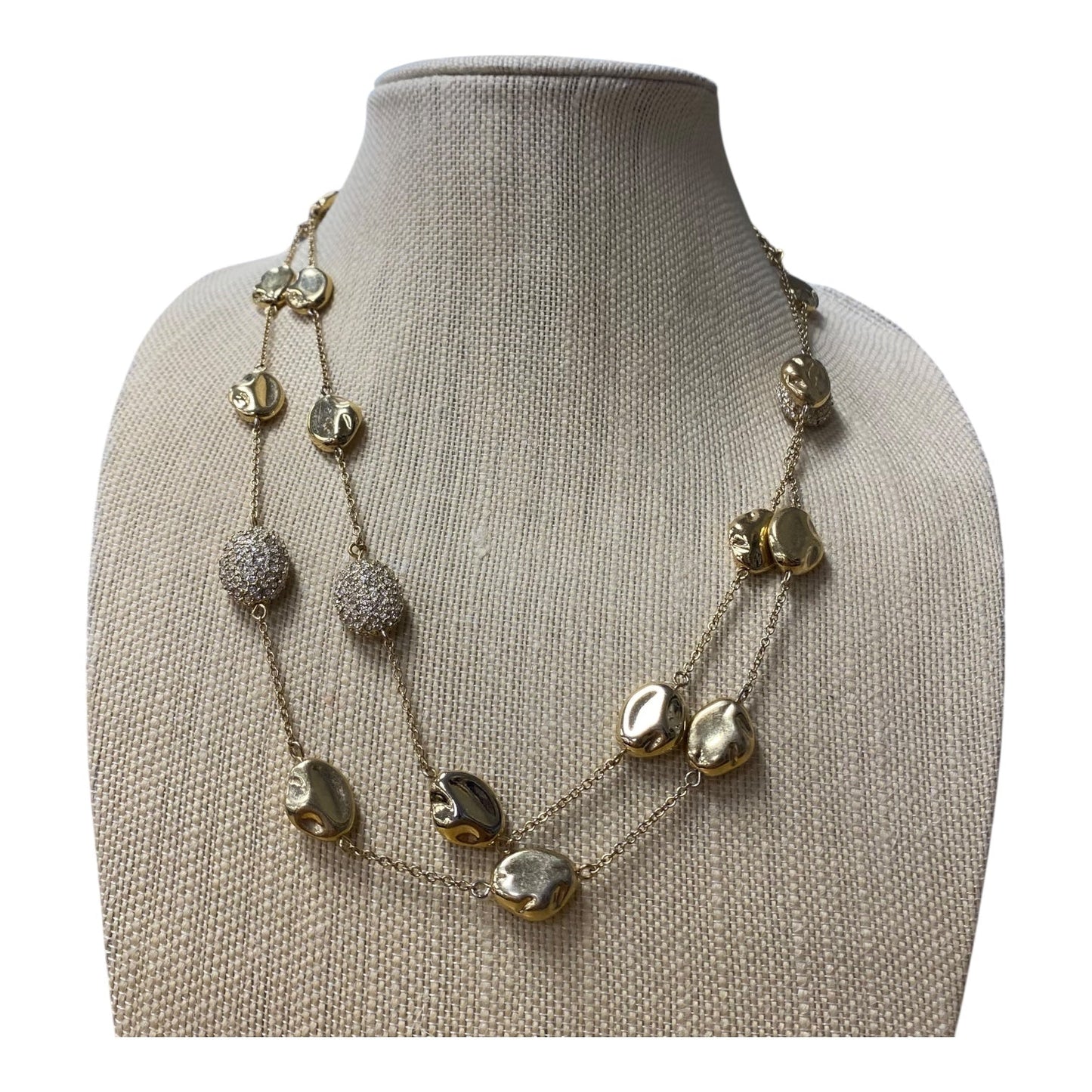 Necklace Statement By Chicos In Silver