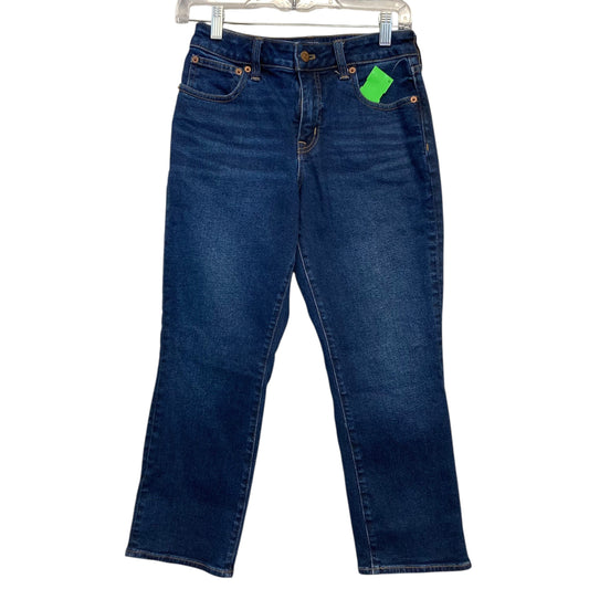 Jeans Straight By J. Crew In Blue Denim, Size:2
