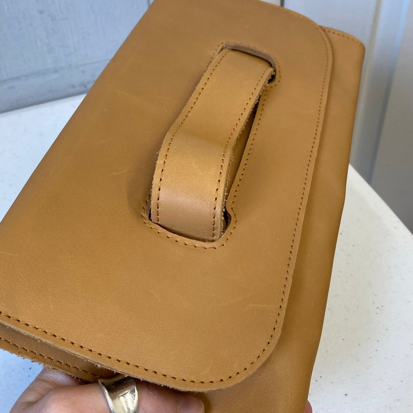 Clutch By Able In Tan, Size:Small