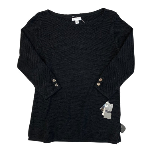 Sweater By Charter Club In Black, Size:M