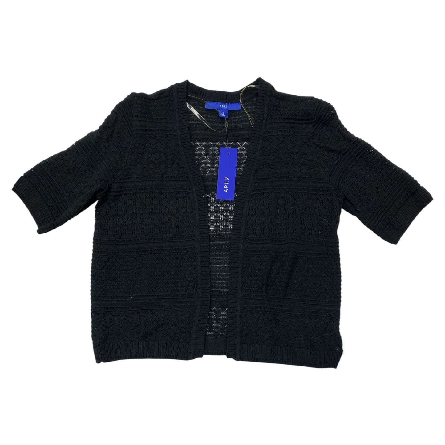 Sweater Cardigan By Apt 9 In Black, Size:S