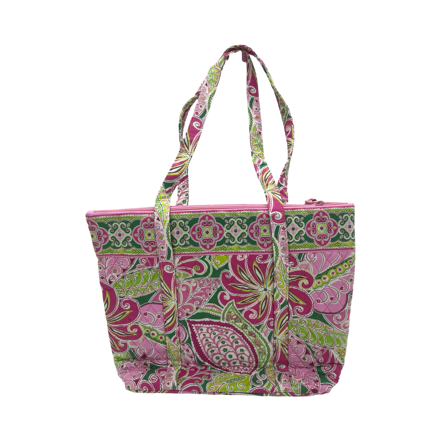 Handbag By Vera Bradley In Pink, Size:Medium