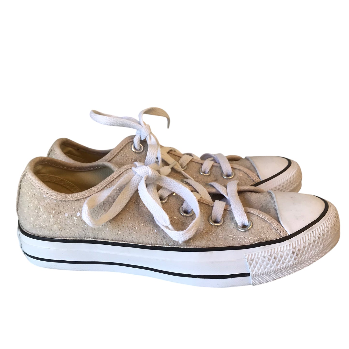 Shoes Sneakers By Converse In Cream, Size:6