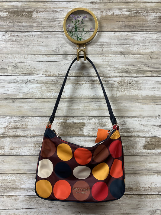 Handbag Designer By Kate Spade In Polkadot Pattern, Size:Small