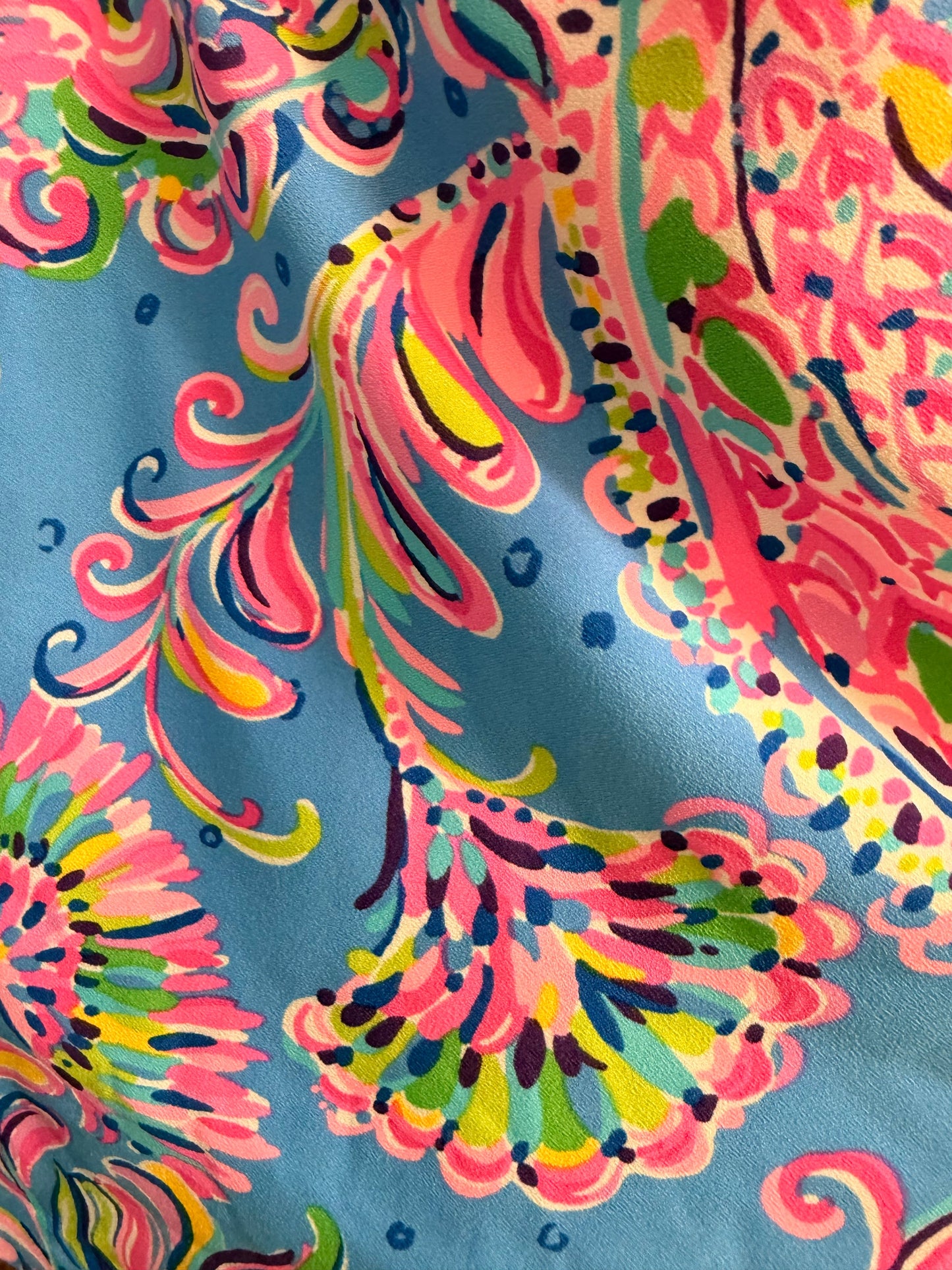 Skirt Mini & Short By Lilly Pulitzer In Paisley Print, Size: L