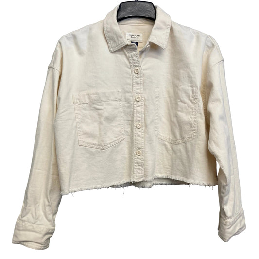 Top Ls By American Eagle In Cream, Size:Xs