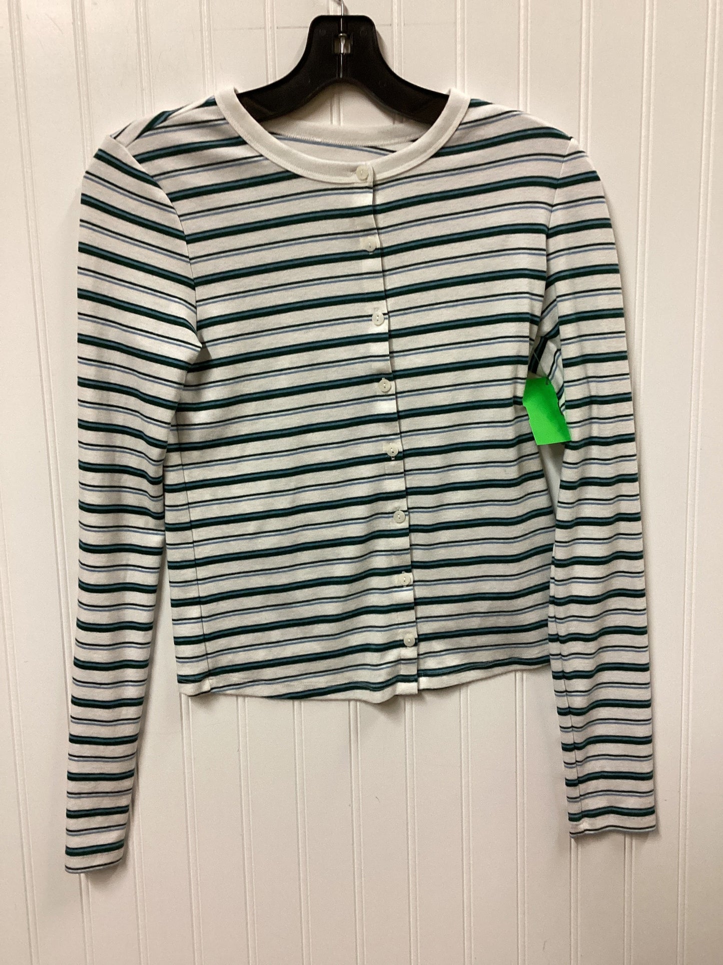 Blouse Ls By American Eagle In Striped Pattern, Size:S