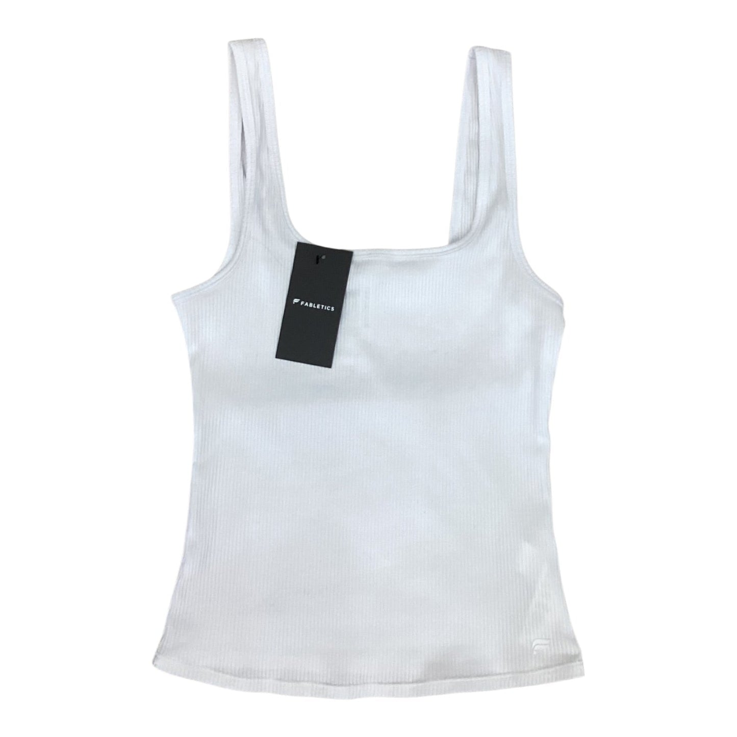Athletic Tank Top By Fabletics In White, Size:M