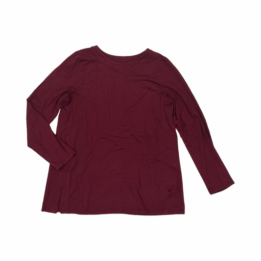 Top Ls By J. Jill In Red, Size:Mp