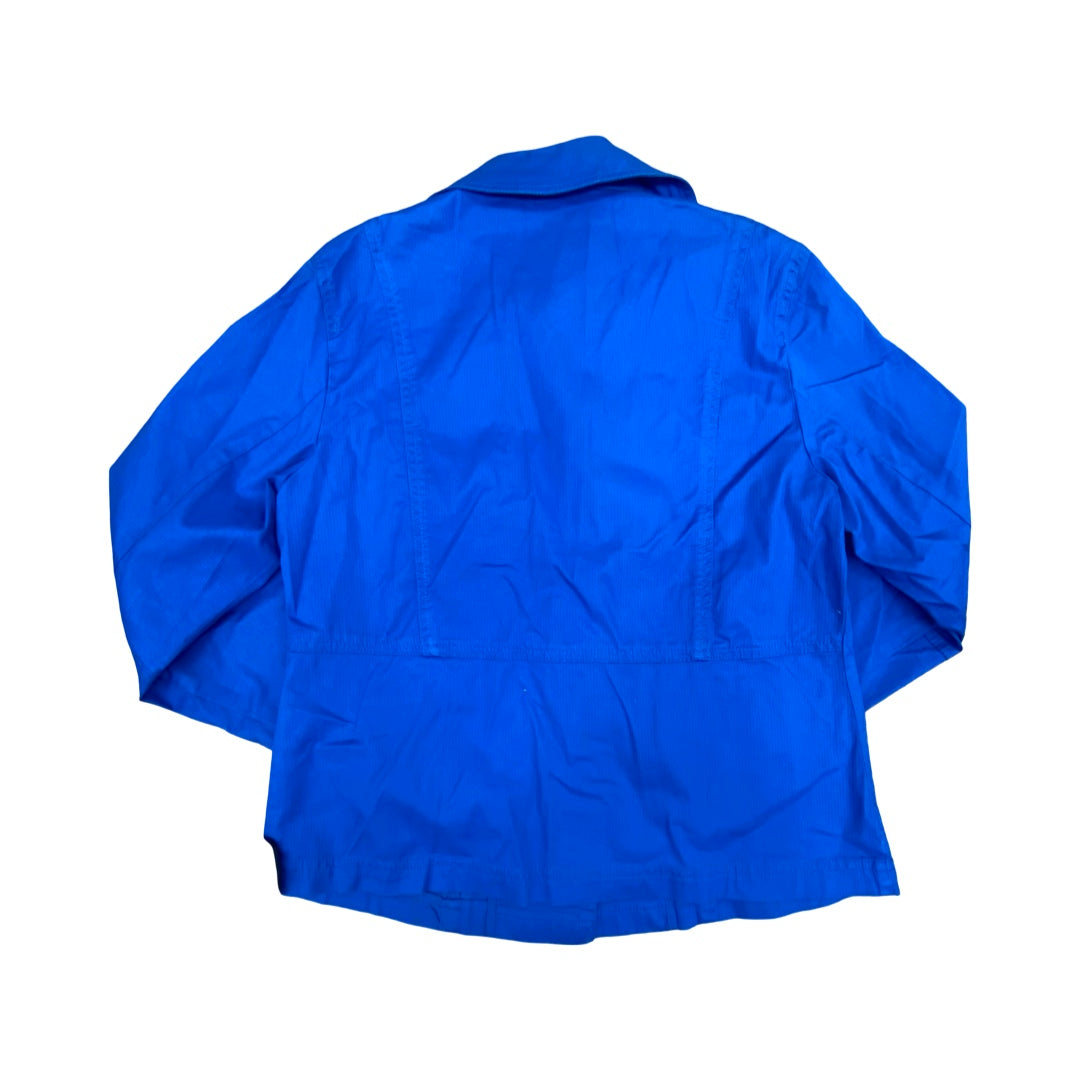 Blazer By Chicos In Blue, Size:M