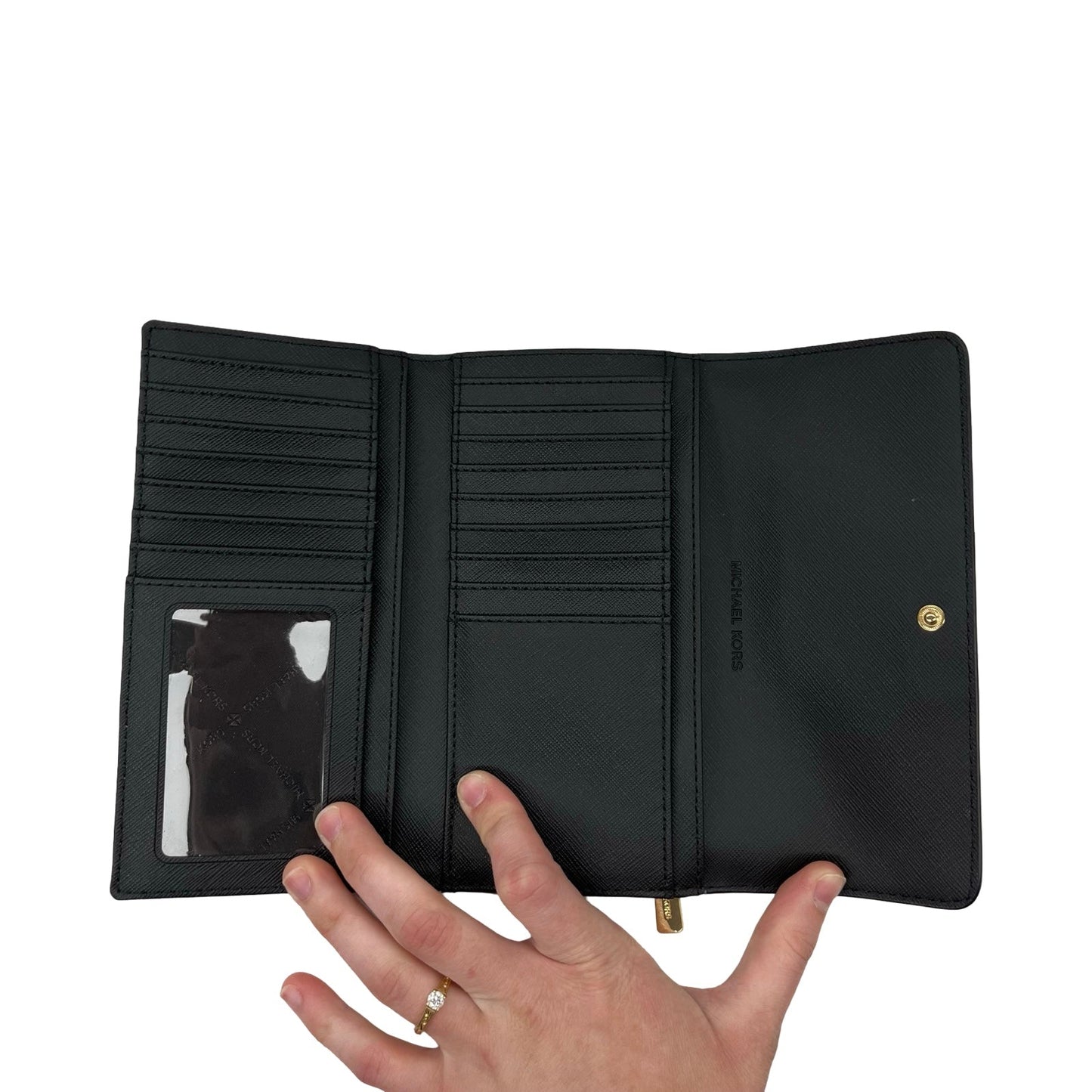 Wallet Designer By Michael Kors In Black, Size:Large