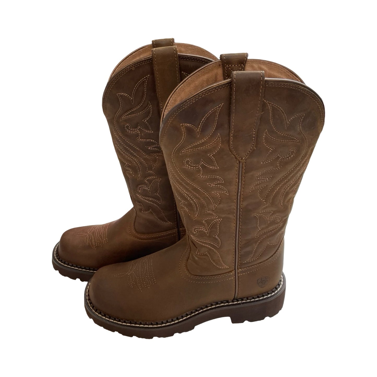 Boots Western By Ariat In Brown, Size:7