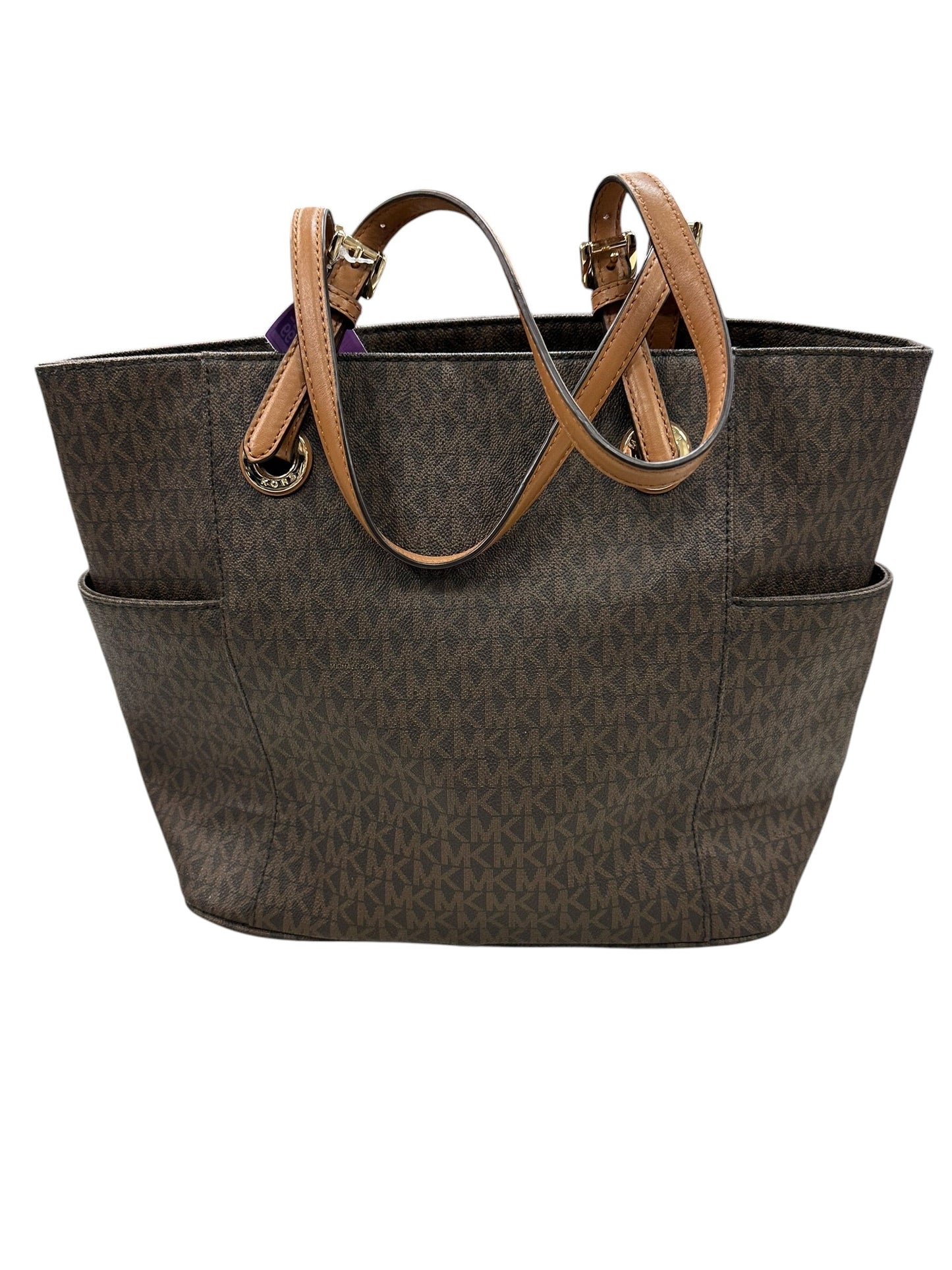 Handbag Designer By Michael Kors In Brown, Size:Medium