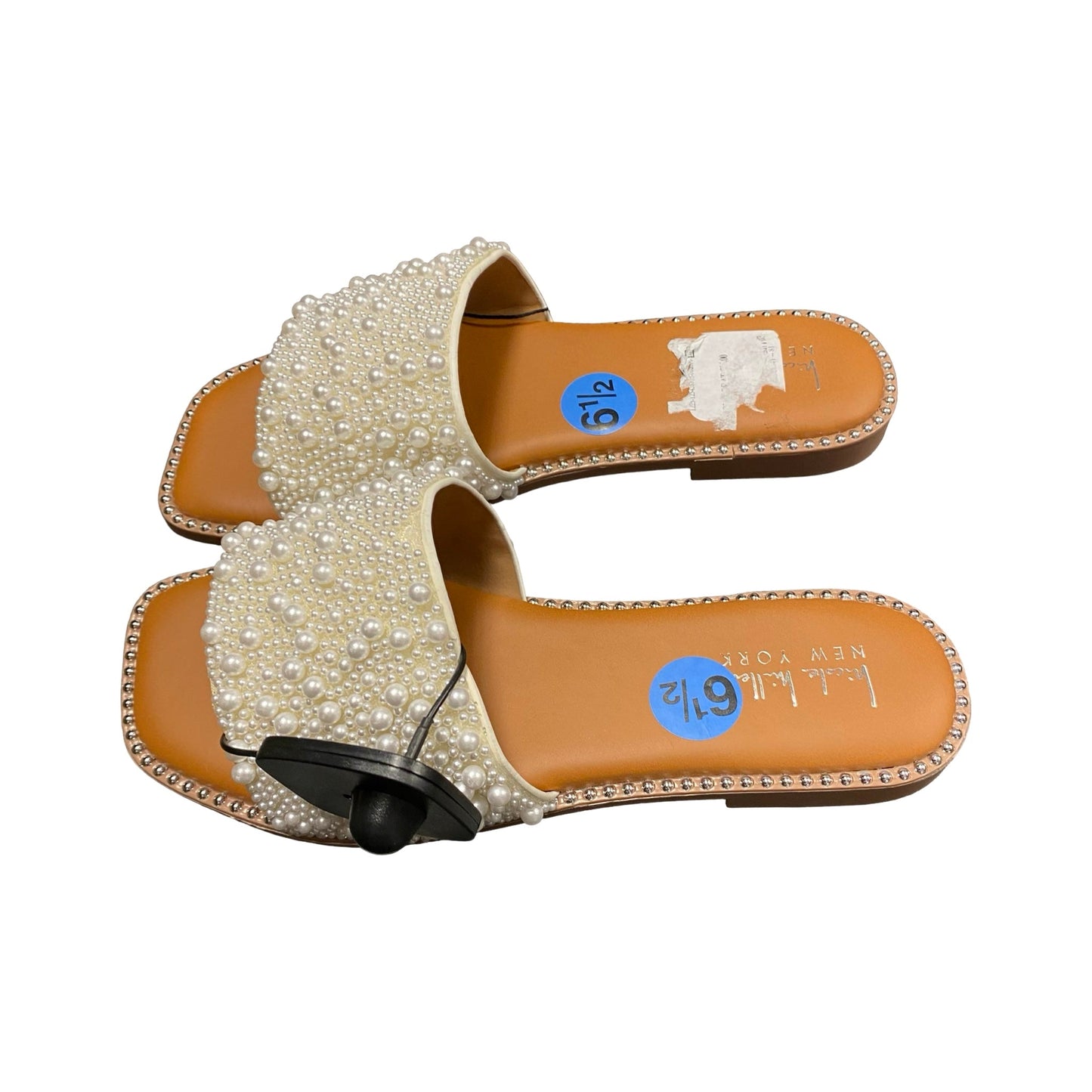 Sandals Flats By Nicole Miller In Multi, Size:6.5